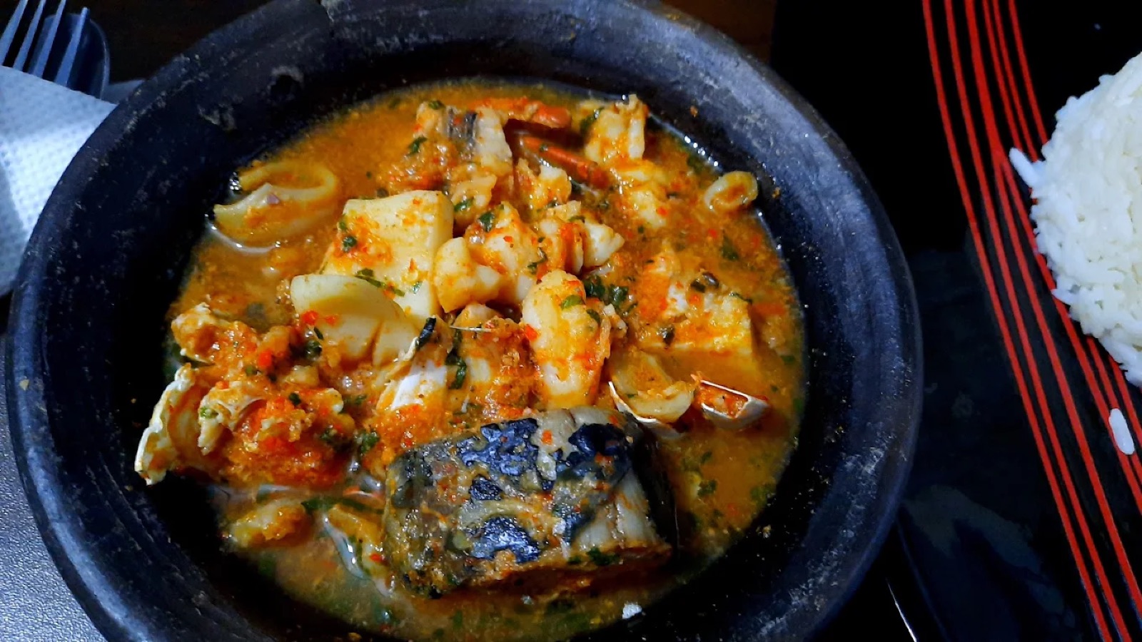 Fisherman's Soup with seafood